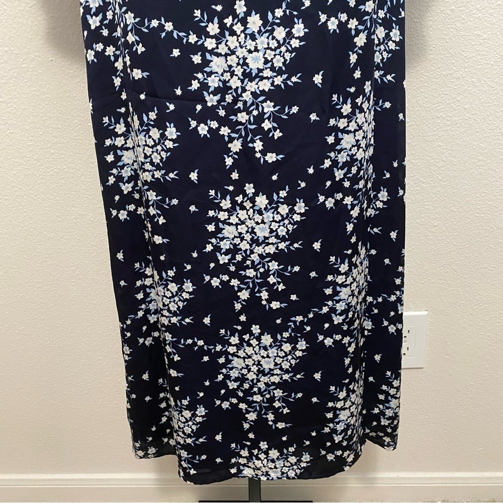 BCBGMaxAzria Floral Wrap Top Maxi Skirt Set M Wedding Guest Spring Event - Picture 4 of 16